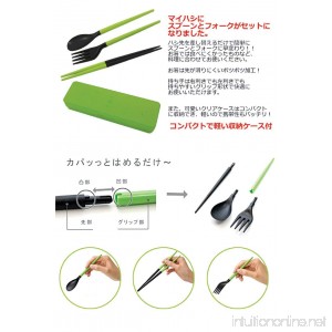 eSmart My Cutlery Set with Chopstick Fork and Spoon Combo Box Good for Picnic Outdoor Work Meal (Blue) - B00ZB9HY5Y